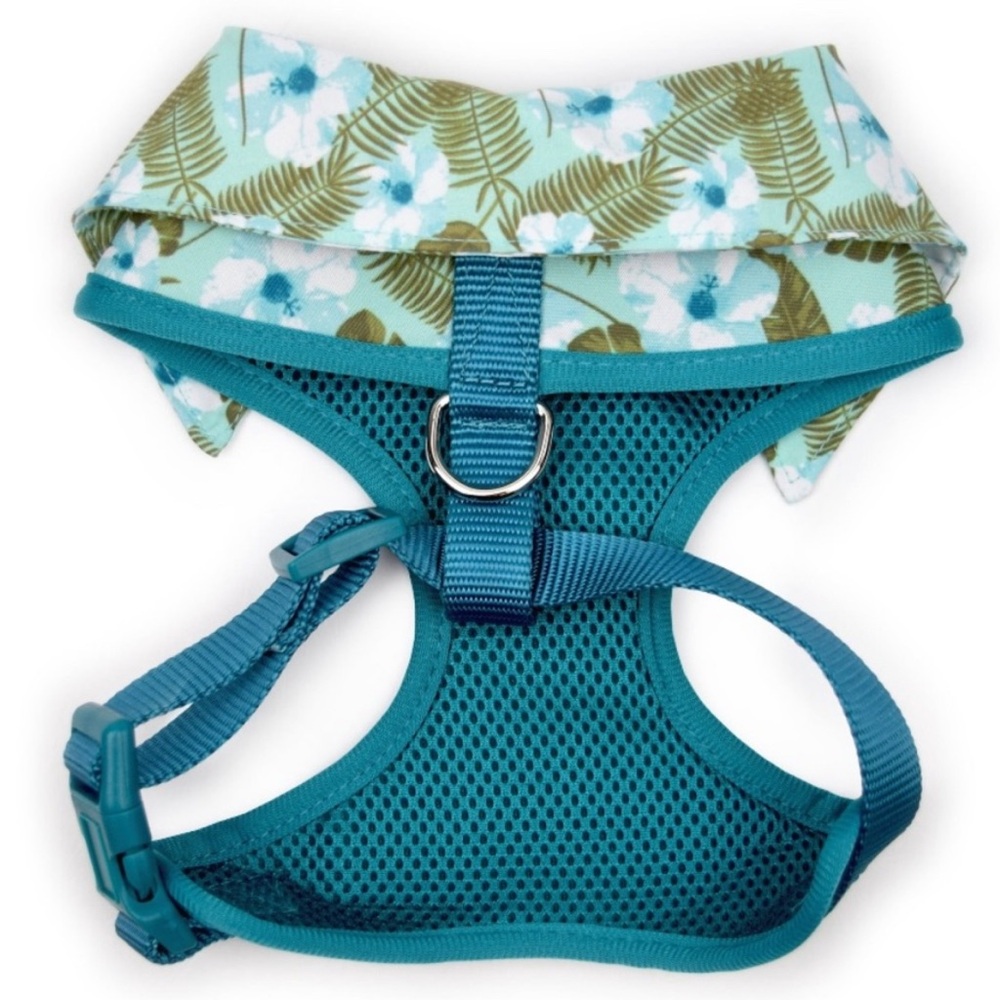 NWT Lot of 2x [Vibrant Life] Hawaiian Floral Harness & Bandanna Sz Medium Dog - Picture 5 of 15